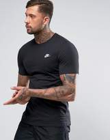Thumbnail for your product : Nike Club t-shirt with embroidered futura logo in black 827021-011