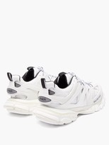 Thumbnail for your product : Balenciaga Track Panelled Faux-leather Trainers - White Black