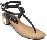 Thumbnail for your product : Jessica Simpson Gerety Leather Heeled Sandals