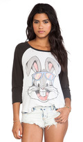 Thumbnail for your product : Lauren Moshi Maglan Bugs Bunny Boyfriend Raglan
