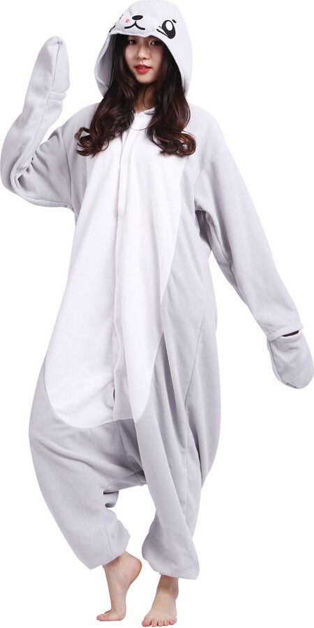 Wamvp Unisex Adult Animal Cosplay Costume Onesie Pajamas Nightwear