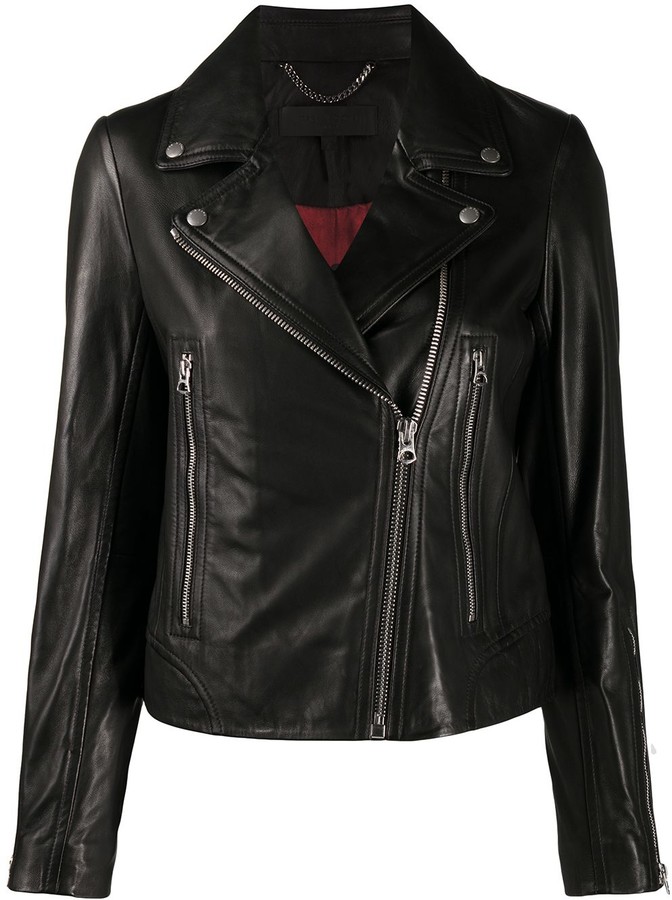 rag and bone black leather jacket