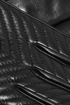 Thumbnail for your product : Portolano Quilted Leather Gloves - Black