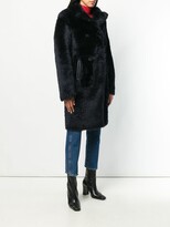 Thumbnail for your product : Joseph Fur Trim Coat