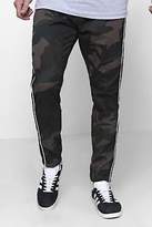 Thumbnail for your product : boohoo NEW Mens Camo Trousers With Side Piping Detail in Cotton