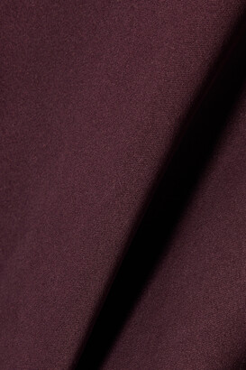 Skin Tina Washed Silk-blend Satin Robe - Burgundy