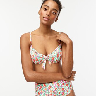 Schaduw Roestig Intrekking J.Crew Ruched underwire bikini top in storybook floral - ShopStyle Two  Piece Swimsuits