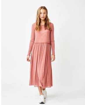 dusty rose maxi dress uk