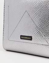 Thumbnail for your product : Emporio Armani Shoulder Bag in Pewter and Blac