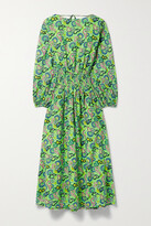 Thumbnail for your product : Rhode Resort Poppy Printed Cotton-voile Midi Dress
