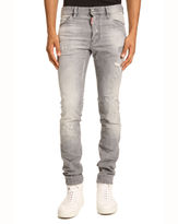 Thumbnail for your product : DSquared 1090 DSQUARED - Cool Guy Brand Washed Grey Jeans