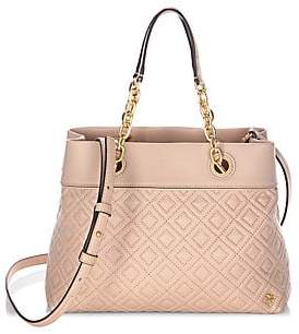 Tory Burch Women's Diamond Stitched Leather Tote