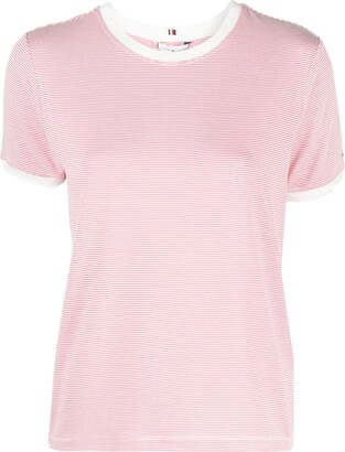 Tommy Hilfiger Women\'s Pink T-shirts | ShopStyle