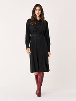 Thumbnail for your product : Diane von Furstenberg Antonette Silk Crepe de Chine Midi Shirt Dress