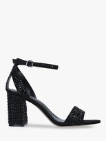 Thumbnail for your product : Carvela Kianni Stud Jewelled Block Heel Sandals, Black