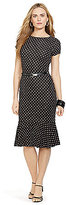 Thumbnail for your product : Lauren Ralph Lauren Polka-Dot Print Drop-Waist Dress