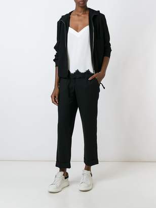 Theory loose-fit cropped trousers