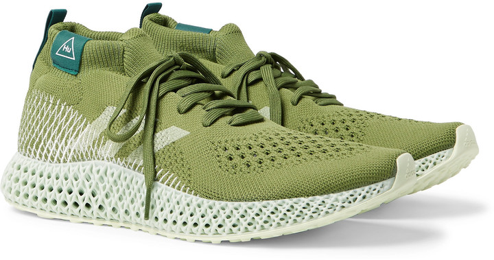 Adidas Consortium + Pharrell Williams 4d Runner Embroidered Primeknit  Sneakers - ShopStyle Clothes and Shoes