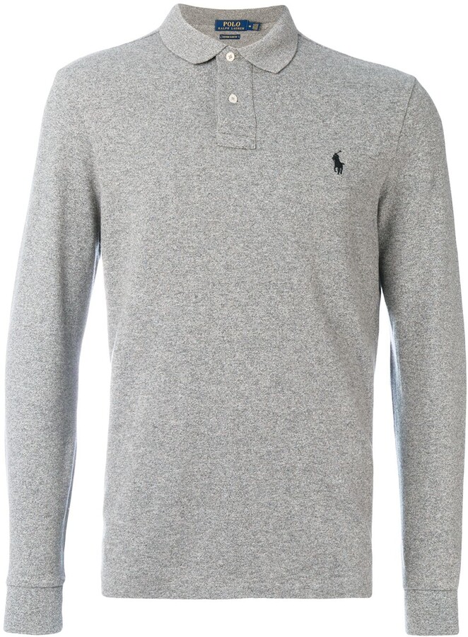 Polo Ralph Lauren Gray Men's Long Sleeve Shirts | ShopStyle