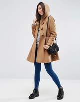 Thumbnail for your product : ASOS Swing Duffle Coat with Hood