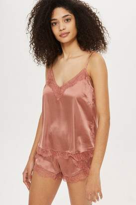 Topshop Lace Camisole and Shorts Set