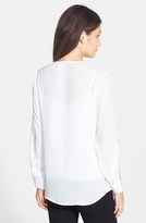 Thumbnail for your product : Chaus Zip Front V-Neck Top