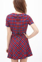 Thumbnail for your product : Forever 21 Plaid Fit & Flare Dress