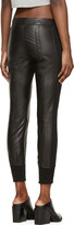 Thumbnail for your product : Diesel Black Gold Black Cropped Leather Pants