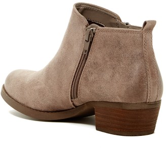 brie zip ankle bootie