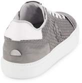 Thumbnail for your product : Rodolfo Woven Leather Low-Top Sneakers