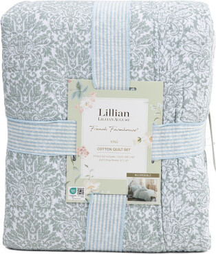 TJMAXX Cotton Medallion Quilt Set, Cotton/Polyester