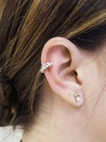 Thumbnail for your product : Nouvel Heritage Simple Pearl Lace Ear Cuff Earring - White Gold