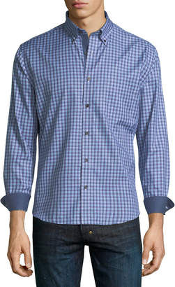 Neiman Marcus Classic-Fit Wear-It-Out Check Dress Shirt