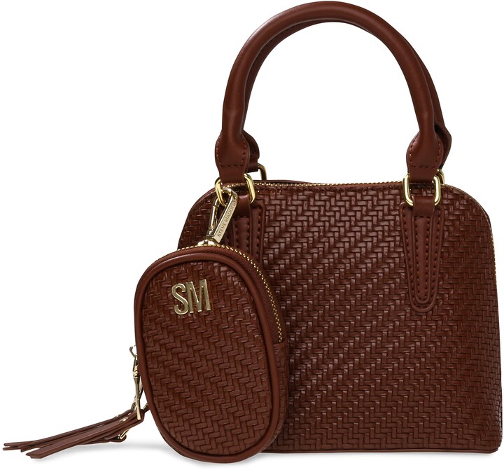 steve madden brown handbolsa