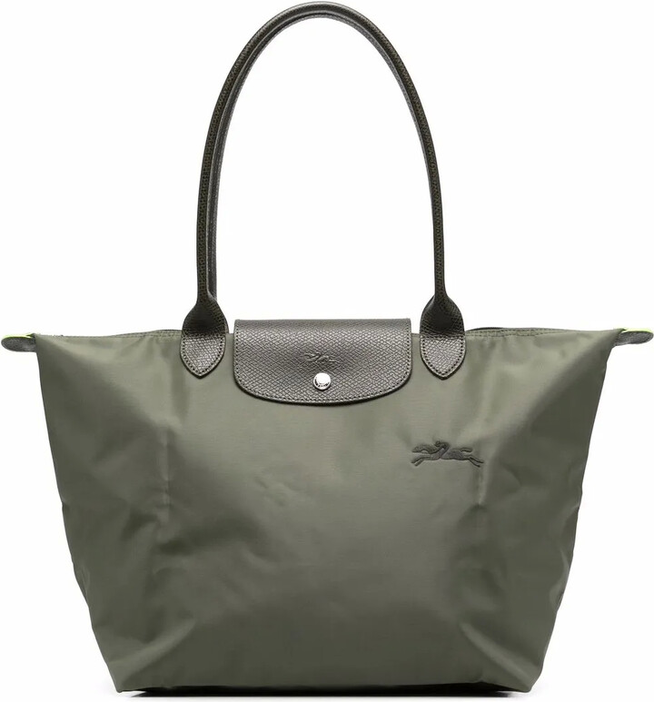 longchamp green tote