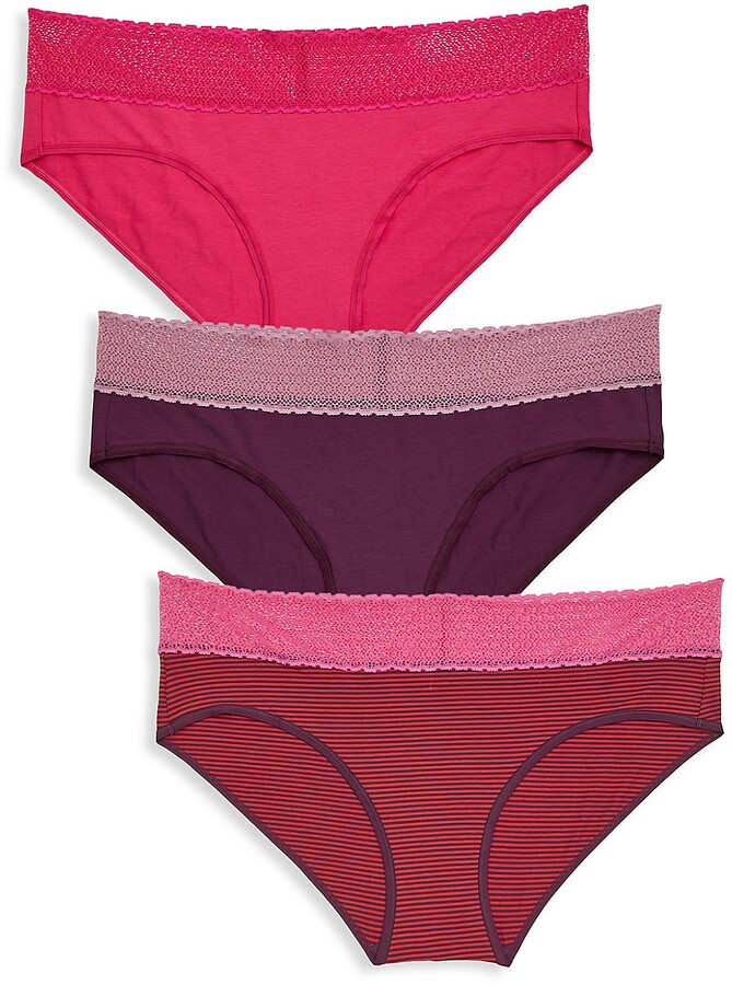 Bombas 3Piece Stretch Cotton Briefs Set ShopStyle Panties