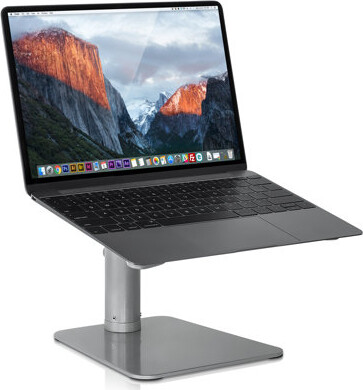 Mount-It! Height Adjustable Laptop Stand For Desk | Properly Positions For Head, Neck, Back & Wrists