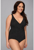 Thumbnail for your product : Miraclesuit Plus Size Pin Point Oceanus One-Piece