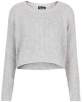 Thumbnail for your product : Topshop Ribbed Crop Sweater