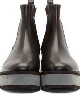 Thumbnail for your product : Robert Clergerie Old Robert Clergerie Black Platform Chelsea Boots