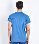 Thumbnail for your product : New Look Bright Blue Rolled Sleeve T-Shirt