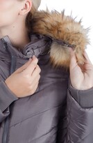 Thumbnail for your product : Modern Eternity Faux Fur Trim Convertible Puffer 3-in-1 Maternity Jacket