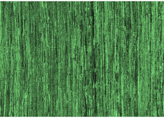 17 Stories Abstract Machine Woven Rectangle 8' x 12' Wool/Polyester Area Rug in Green/Black