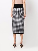Thumbnail for your product : Michael Kors Collection Checked Pencil Skirt
