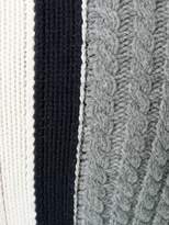 Thumbnail for your product : Thom Browne Rwb Intarsia Fun-Mix Cable Pullover