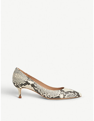 snakeskin court heels uk