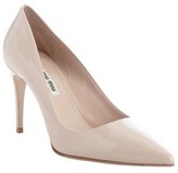 Thumbnail for your product : Miu Miu Powder Patent Leather Pointed Toe Pumps