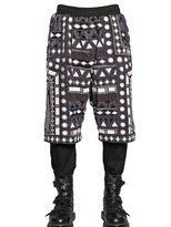 Thumbnail for your product : Kokon To Zai Embellished Cotton Terrycloth Shorts