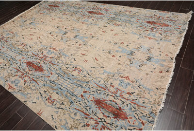 Oriental Rug of Houston One-of-a-Kind 9' x 12' Area Rug in Beige
