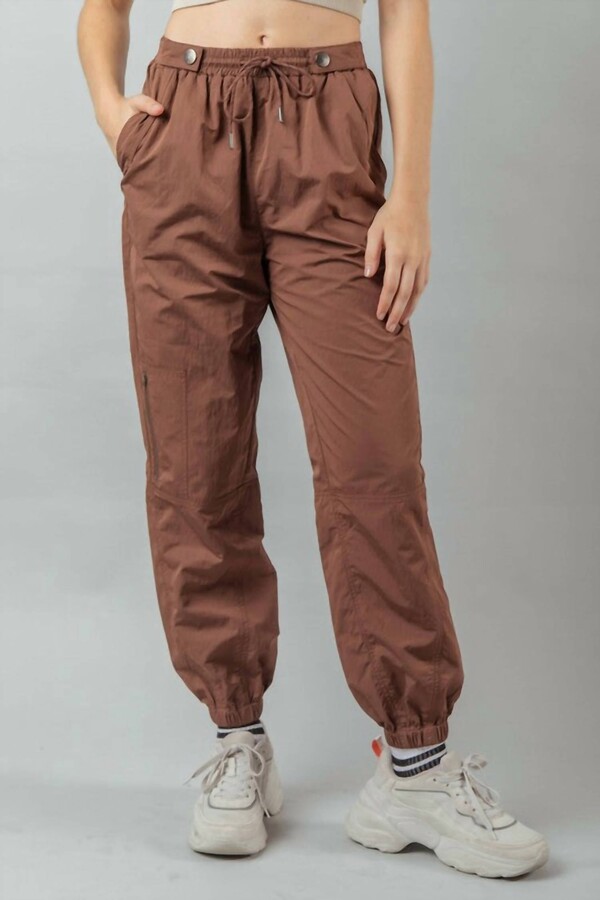 New In Pull On Cargo Pants In Brown